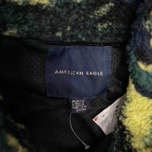 American Eagle AE SHERPA ZIP-UP JACKET Size Small SHIPS SAME DAY - Picture 4 of 10